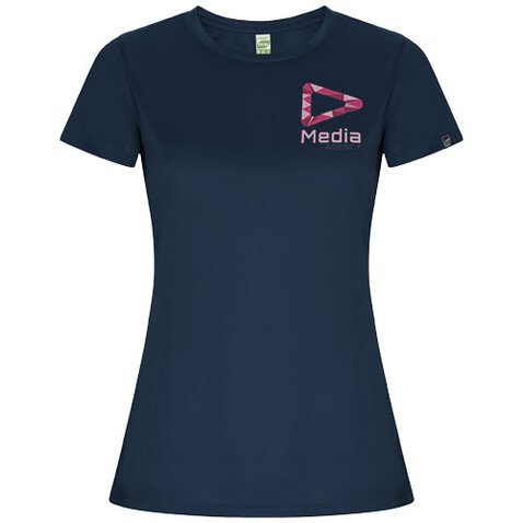Imola Sport T-Shirt für Damen, Navy Blue bedrucken, Art.-Nr. R04281R2