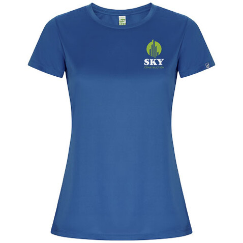 Imola Sport T-Shirt für Damen, royalblau bedrucken, Art.-Nr. R04284T2