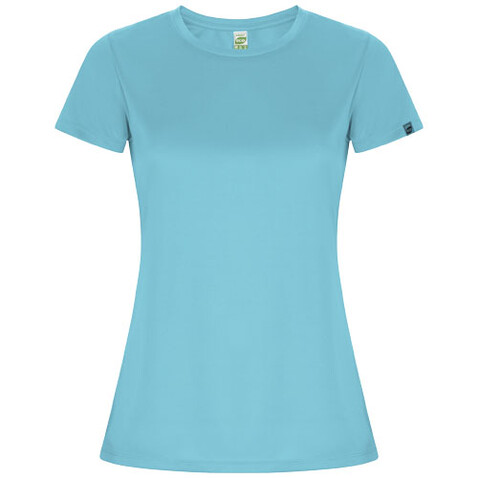 Imola Sport T-Shirt für Damen, türkis bedrucken, Art.-Nr. R04284U5