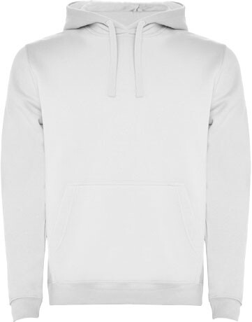 Urban Kapuzenpullover für Herren, weiss bedrucken, Art.-Nr. R10671Z1