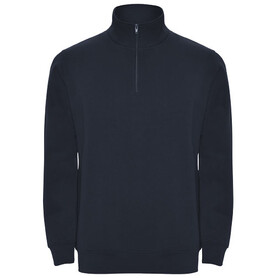 Aneto Pullover mit Viertelreißverschluss, Navy Blue bedrucken, Art.-Nr. R11091R1
