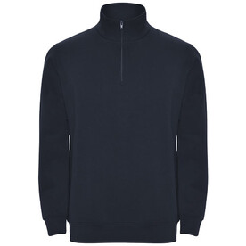 Aneto Pullover mit Viertelreißverschluss, Navy Blue bedrucken, Art.-Nr. R11091R1