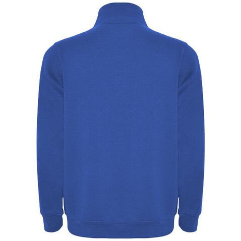 Aneto Pullover mit Viertelreißverschluss, royalblau bedrucken, Art.-Nr. R11094T2