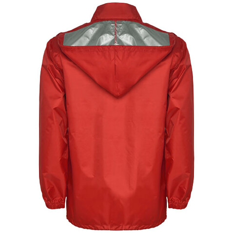 Escocia Leichte Regenjacke Unisex, rot bedrucken, Art.-Nr. R50744I5 Escocia Leichte Regenjacke Unisex, rot bedrucken, Art.-Nr. R50744I5
