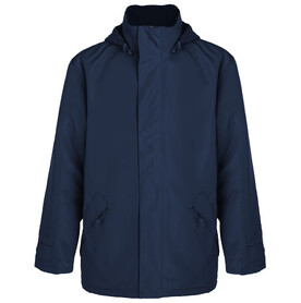 Europa isolierte Jacke Unisex, Navy Blue bedrucken, Art.-Nr. R50771R1