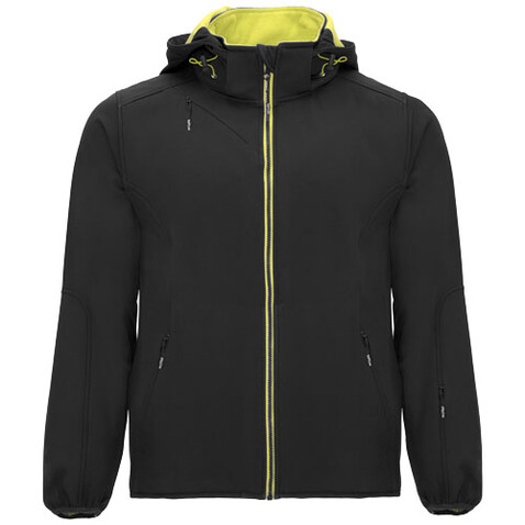 Siberia Softshelljacke Unisex, schwarz bedrucken, Art.-Nr. R64283O0