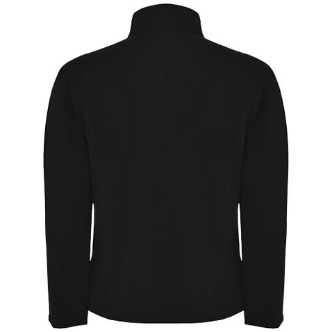 Rudolph Softshelljacke Unisex, schwarz bedrucken, Art.-Nr. R64353O2