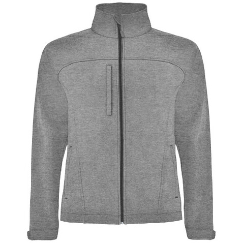 Rudolph Softshelljacke Unisex, heather schwarz bedrucken, Art.-Nr. R64353P1 Rudolph Softshelljacke Unisex, heather schwarz bedrucken, Art.-Nr. R64353P1