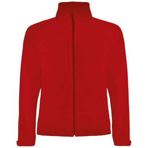 Rudolph Softshelljacke Unisex, rot bedrucken, Art.-Nr. R64354I2