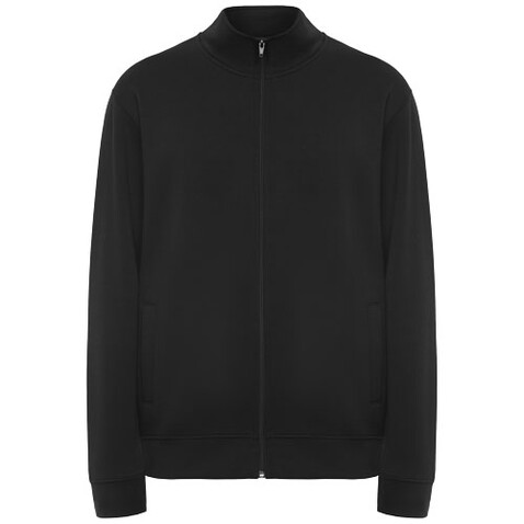 Ulan Sweatjacke Unisex, schwarz bedrucken, Art.-Nr. R64393O3