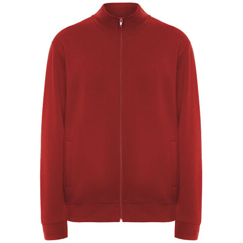Ulan Sweatjacke Unisex, rot bedrucken, Art.-Nr. R64394I1