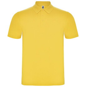 Austral Poloshirt Unisex, gelb bedrucken, Art.-Nr. R66321B1