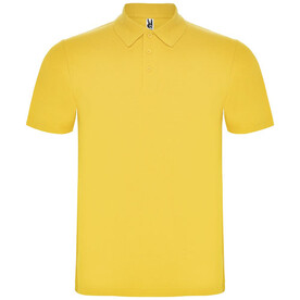 Austral Poloshirt Unisex, gelb bedrucken, Art.-Nr. R66321B1