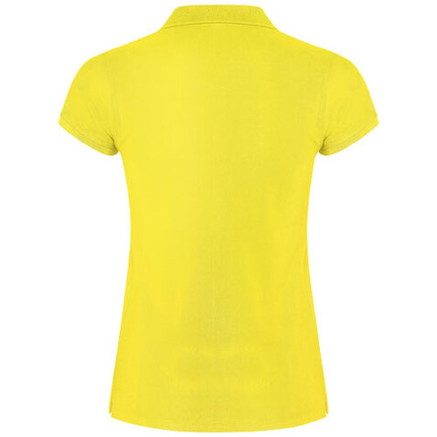 Star Poloshirt für Damen, gelb bedrucken, Art.-Nr. R66341B1
