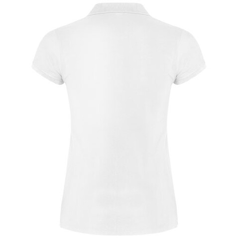 Star Poloshirt für Damen, weiss bedrucken, Art.-Nr. R66341Z2