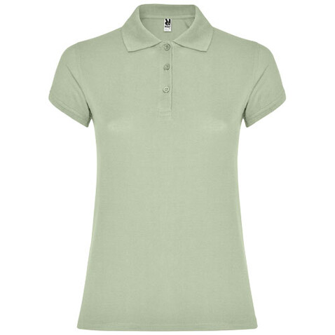 Star Poloshirt für Damen, Mist Green bedrucken, Art.-Nr. R66345Q6