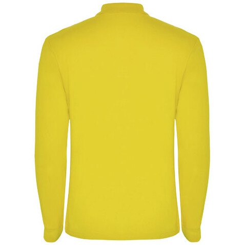 Estrella Langarm Poloshirt für Herren, gelb bedrucken, Art.-Nr. R66351B1