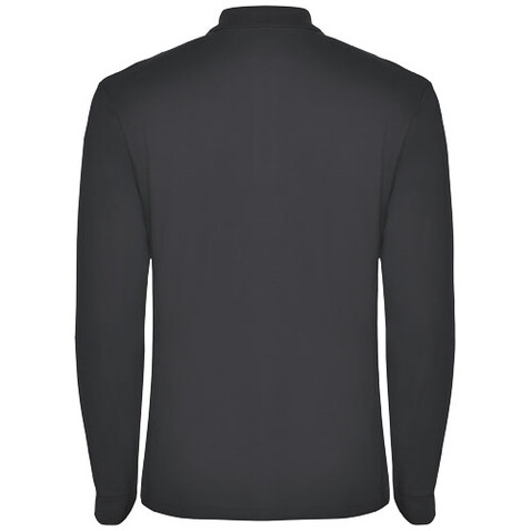 Estrella Langarm Poloshirt für Herren, Dark Lead bedrucken, Art.-Nr. R66354B2