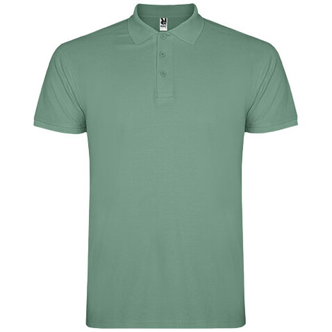 Star Poloshirt für Herren, Dark Mint bedrucken, Art.-Nr. R66383C1