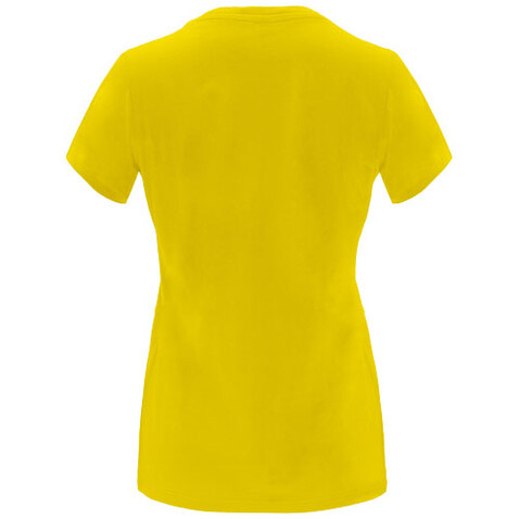 Capri T-Shirt für Damen, gelb bedrucken, Art.-Nr. R66831B4