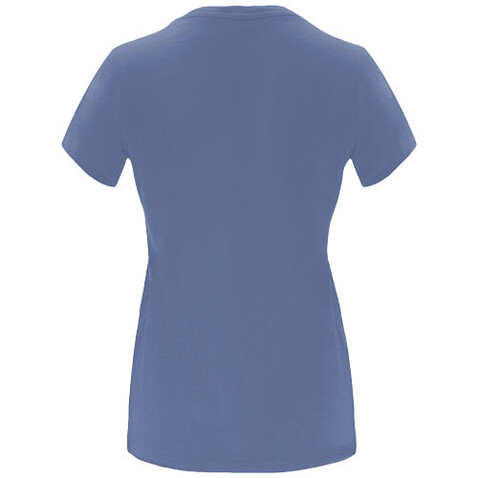 Capri T-Shirt für Damen, Blue Denim bedrucken, Art.-Nr. R66831K4