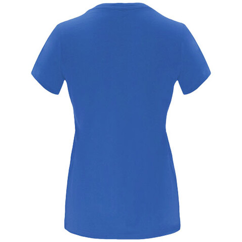 Capri T-Shirt für Damen, Riviera Blue bedrucken, Art.-Nr. R66831V2