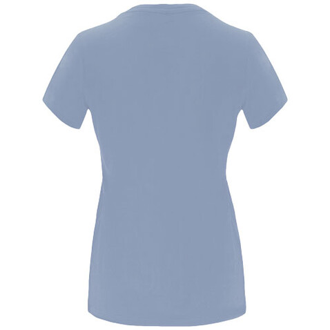 Capri T-Shirt für Damen, Zen Blue bedrucken, Art.-Nr. R66831W5