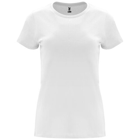 Capri T-Shirt für Damen, weiss bedrucken, Art.-Nr. R66831Z6