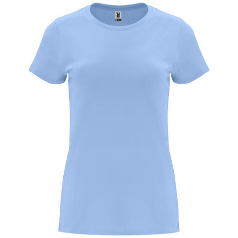 Capri T-Shirt für Damen, himmelblau bedrucken, Art.-Nr. R66832H5