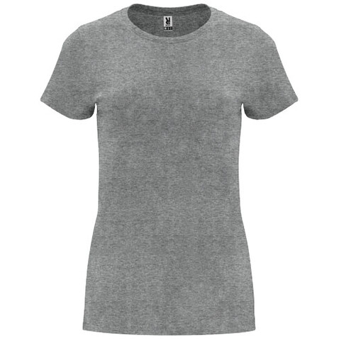 Capri T-Shirt für Damen, Marl Grey bedrucken, Art.-Nr. R66832U1