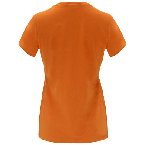 Capri T-Shirt für Damen, orange bedrucken, Art.-Nr. R66833I2