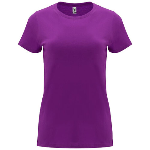 Capri T-Shirt für Damen, lila bedrucken, Art.-Nr. R66834H5
