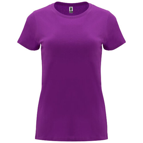 Capri T-Shirt für Damen, lila bedrucken, Art.-Nr. R66834H1