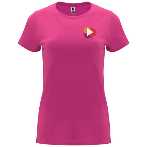 Capri T-Shirt für Damen, Rossette bedrucken, Art.-Nr. R66834R4