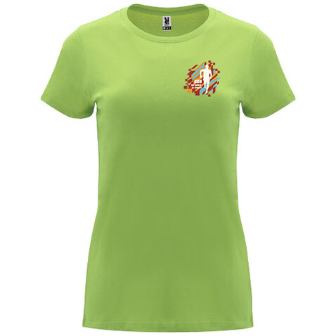 Capri T-Shirt für Damen, Oasis Green bedrucken, Art.-Nr. R66835R6