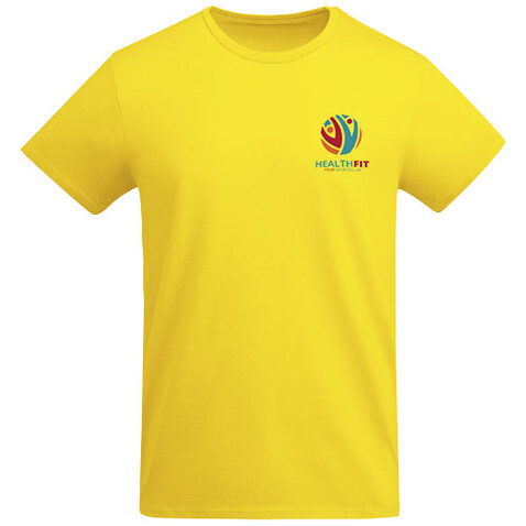 Breda T-Shirt aus Bio-Baumwolle für Herren, gelb bedrucken, Art.-Nr. R66981B1