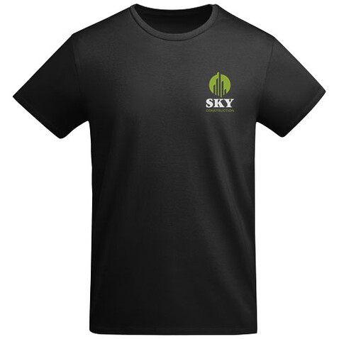 Breda T-Shirt aus Bio-Baumwolle für Herren, schwarz bedrucken, Art.-Nr. R66983O3