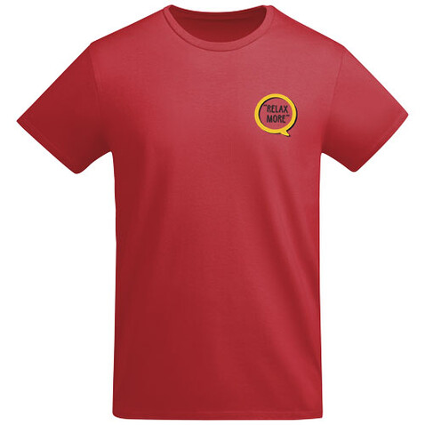 Breda T-Shirt für Herren, rot bedrucken, Art.-Nr. R66984I5