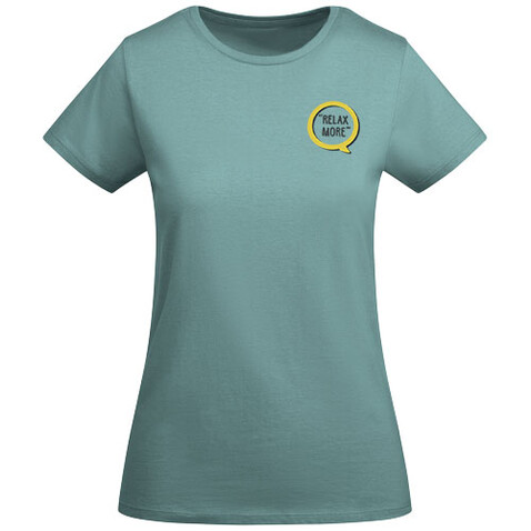 Breda T-Shirt für Damen, Dusty Blue bedrucken, Art.-Nr. R66991M5