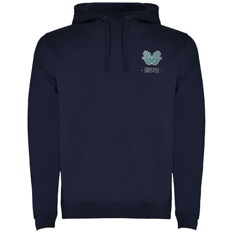 Urban Kapuzenpullover für Herren, Navy Blue bedrucken, Art.-Nr. R10671R0