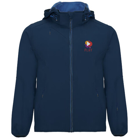 Siberia Softshelljacke Unisex, Navy Blue bedrucken, Art.-Nr. R64281R4