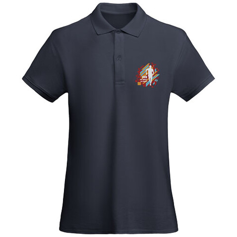 Prince Poloshirt aus Bio-Baumwolle für Damen, Navy Blue bedrucken, Art.-Nr. R66181R1