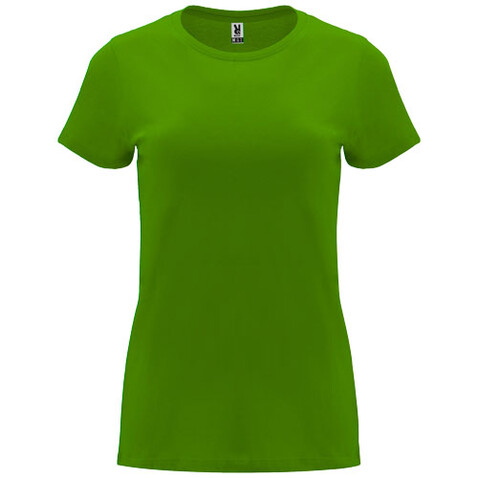 Capri T-Shirt für Damen, Grass Green bedrucken, Art.-Nr. R66835C4