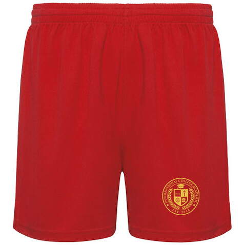 Player Sportshorts für Kinder, rot bedrucken, Art.-Nr. K04534ID