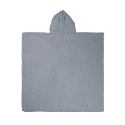 VINGA Tolo Hamam Frottee Strandponcho navy blau, off white bedrucken, Art.-Nr. V417205