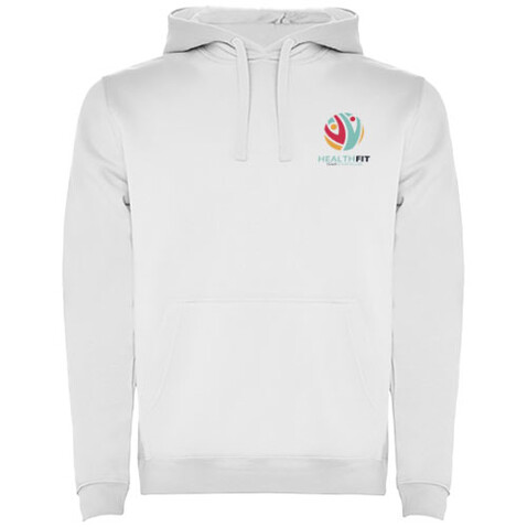 Urban Kapuzenpullover für Herren, weiss bedrucken, Art.-Nr. R10671Z1