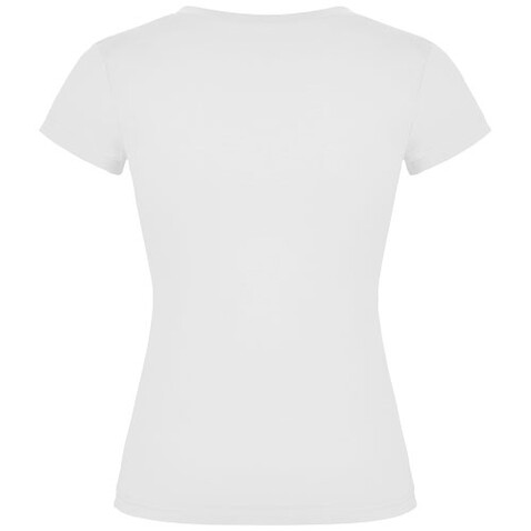 Victoria T-Shirt mit V-Ausschnitt für Damen, weiss bedrucken, Art.-Nr. R66461Z1