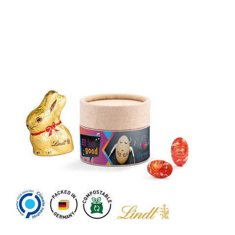 Papierdose Eco Mini, Lindt Mischung bedrucken, Art.-Nr. 1190.00024