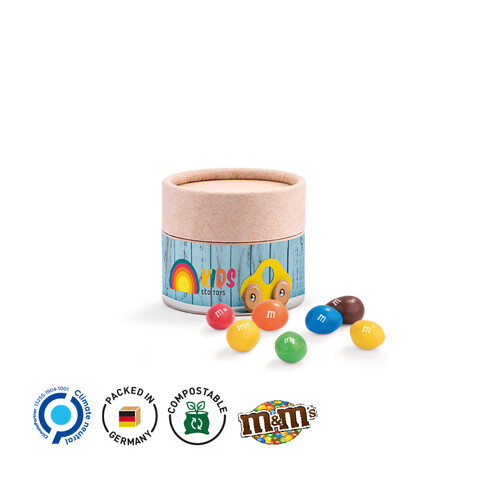 Papierdose Eco Midi mit M&amp;M´s Peanuts bedrucken, Art.-Nr. 1179.00010