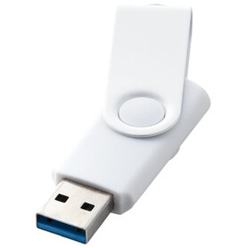Rotate USB-Stick 3.0 aus Metall, weiss, 16GB bedrucken, Art.-Nr. 1Z50801K